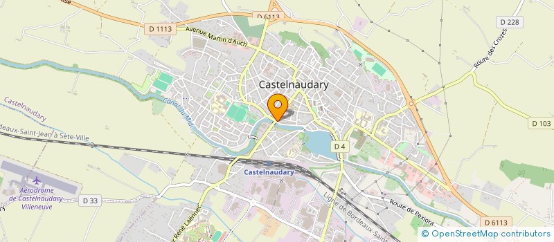 localisation de l'entreprise SCI LES CAVES  CASTELNAUDARY