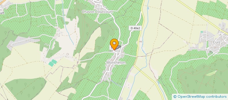 localisation de l'entreprise SCI LES CAVES  MONTHELON