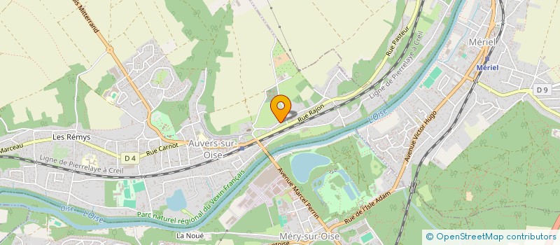 localisation de l'entreprise SCI LES CAVES DE DEAUVILLE  AUVERS-SUR-OISE