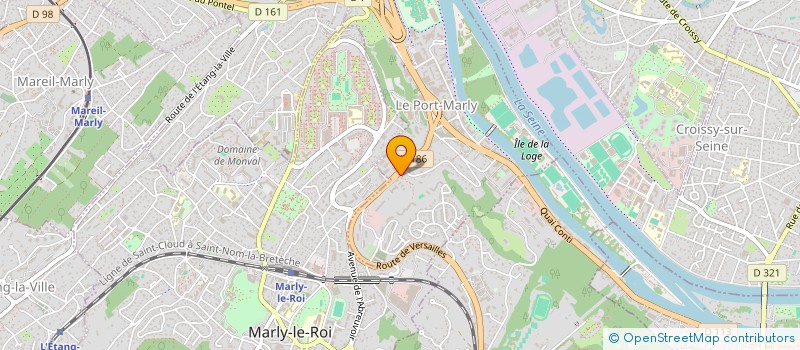 localisation de l'entreprise SCI LES CAVES DE MARLY  LE PORT-MARLY