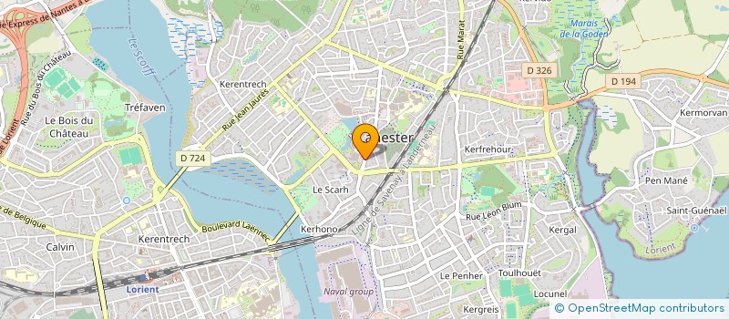 localisation de l'entreprise SCI LES CAVES DU PANDORE  LANESTER