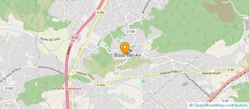 localisation de l'entreprise SCI LES CAYOLS à BOUC-BEL-AIR