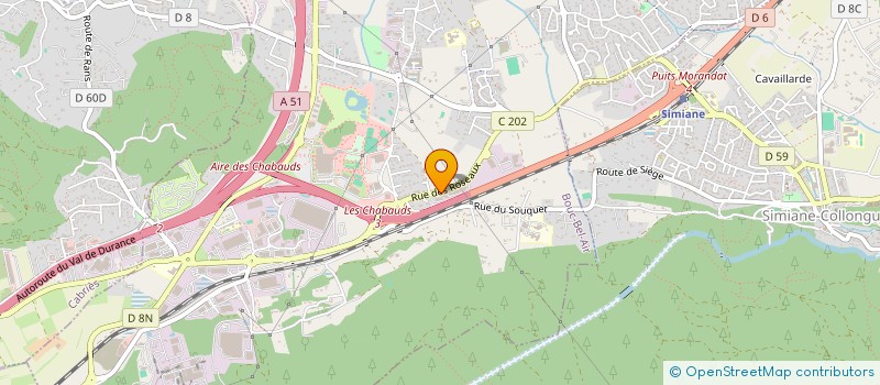 localisation de l'entreprise SCI LES CAYOLS à BOUC-BEL-AIR