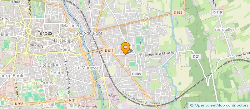 localisation de l'entreprise SCI LES CAZAILLES  SEMEAC