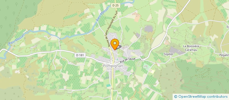 localisation de l'entreprise SCI LES CAZALS  CONQUEYRAC