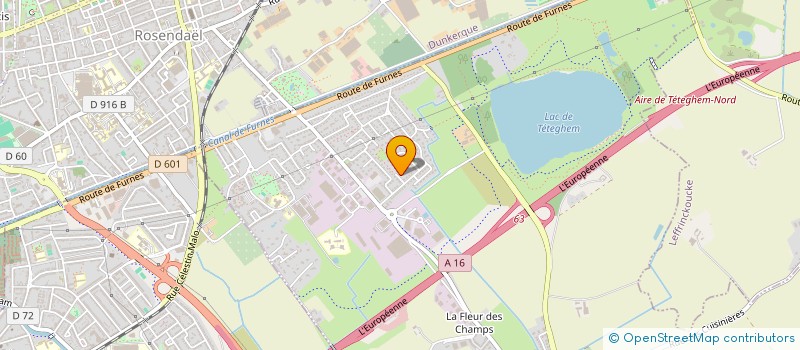 localisation de l'entreprise SCI LES CEDRES 2  TETEGHEM-COUDEKERQUE-VILLAGE