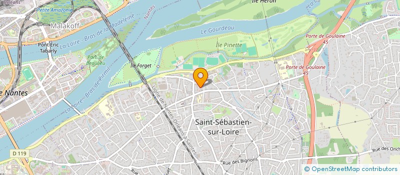 localisation de l'entreprise SCI LES CEDRES à SAINT-SEBASTIEN-SUR-LOIRE