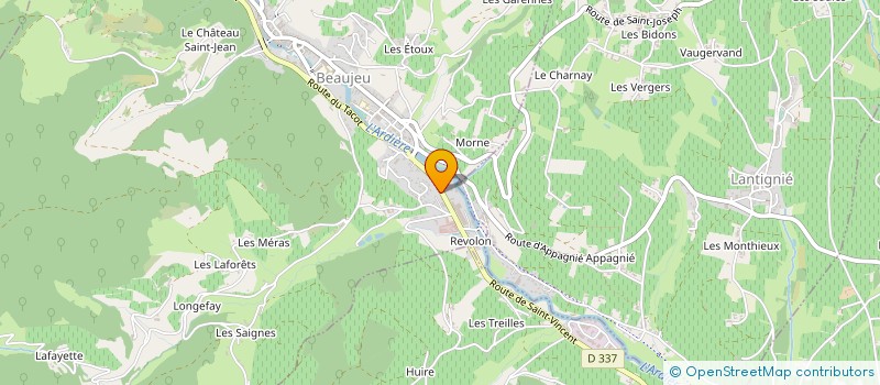 localisation de l'entreprise SCI LES CEDRES  VILLEFRANCHE-SUR-SAONE