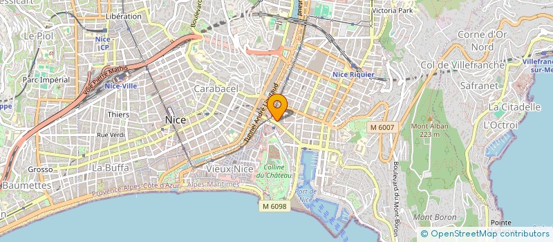 localisation de l'entreprise SCI LES CEDRES à NICE