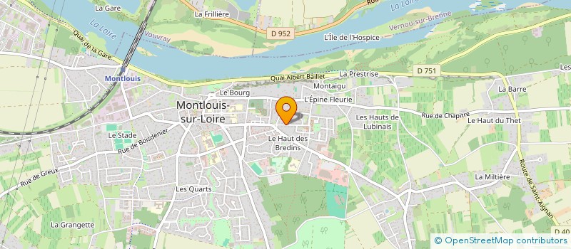 localisation de l'entreprise SCI LES CEDRES à MONTLOUIS-SUR-LOIRE