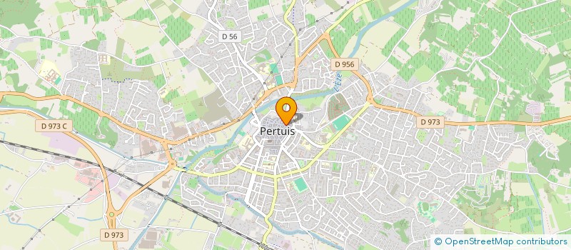 localisation de l'entreprise SCI LES CEDRES  PERTUIS