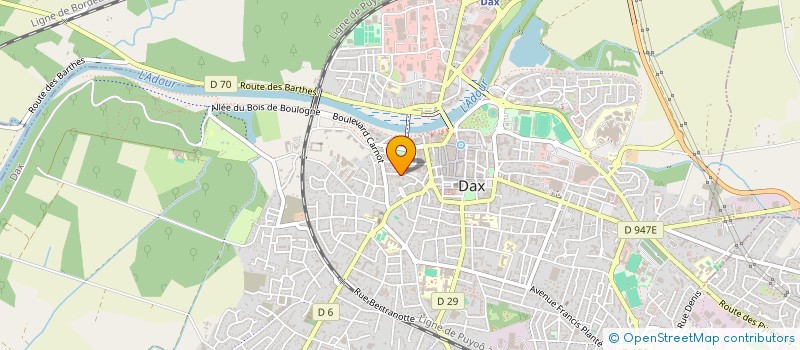 localisation de l'entreprise SCI LES CEDRES à DAX