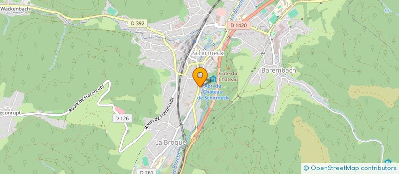 localisation de l'entreprise SCI LES CEDRES  LA BROQUE