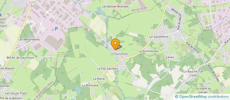 localisation de l'entreprise SCI LES CEDRES  SAINT-AIGNAN-GRANDLIEU