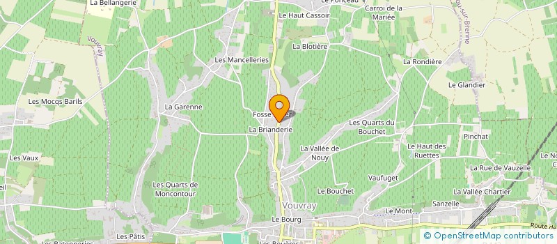 localisation de l'entreprise SCI LES CEDRES à VOUVRAY