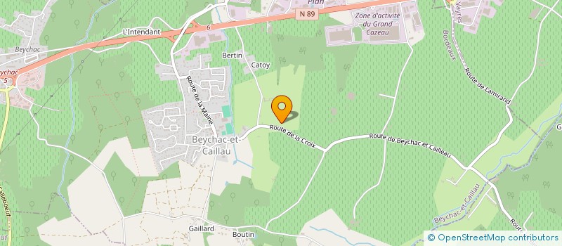 localisation de l'entreprise SCI LES CEDRES  SAINT-GERMAIN-DU-PUCH