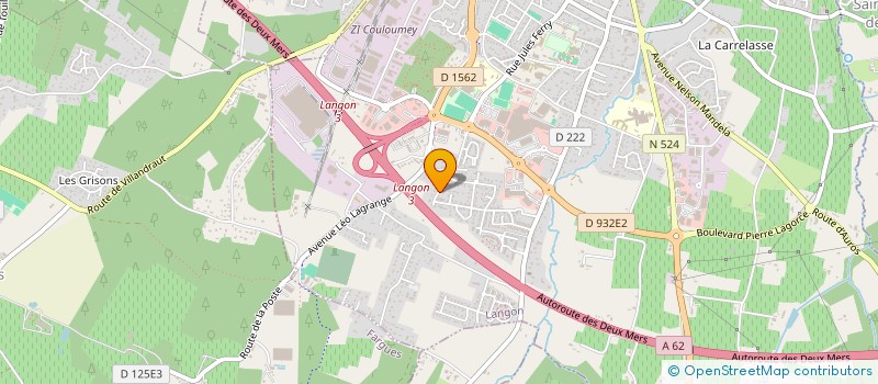 localisation de l'entreprise SCI LES CEDRES à LANGON