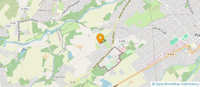 localisation de l'entreprise SCI LES CEDRES  PLAISANCE-DU-TOUCH