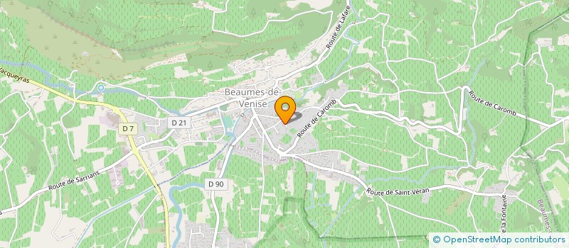 localisation de l'entreprise SCI LES CEDRES  BEAUMES-DE-VENISE