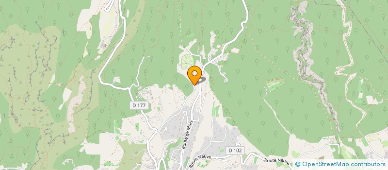 localisation de l'entreprise SCI LES CEDRES  GORDES