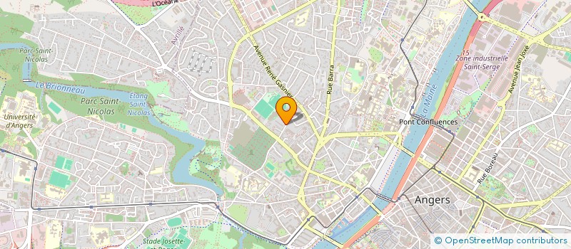 localisation de l'entreprise SCI LES CEDRES à ANGERS