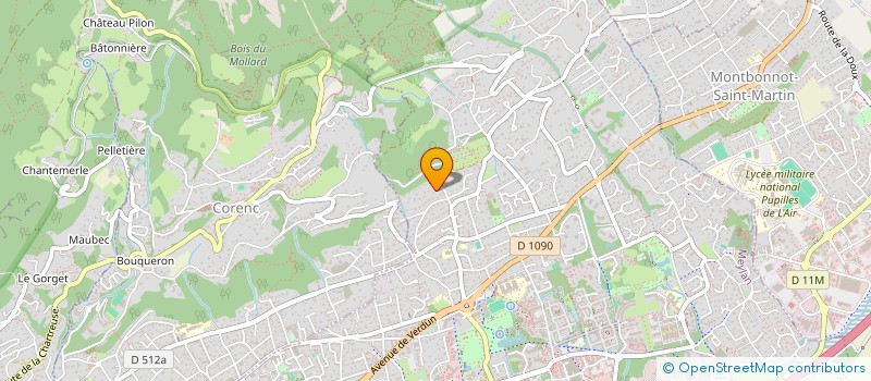 localisation de l'entreprise SCI LES CEDRES à MEYLAN