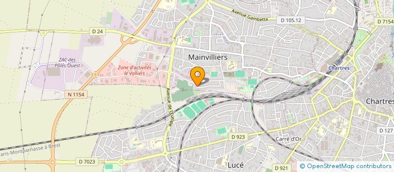 localisation de l'entreprise SCI LES CEDRES BLEUS à MAINVILLIERS