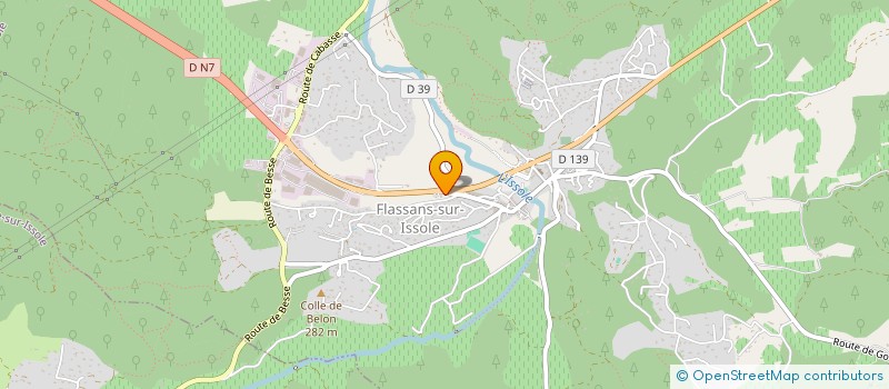 localisation de l'entreprise SCI LES CEDRES BLEUS  FLASSANS-SUR-ISSOLE