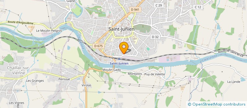 localisation de l'entreprise SCI LES CEDRES BLEUS à SAINT-JUNIEN