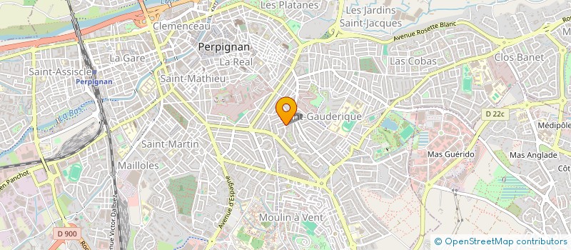 localisation de l'entreprise SCI LES CEDRES MARIOTTE à PERPIGNAN