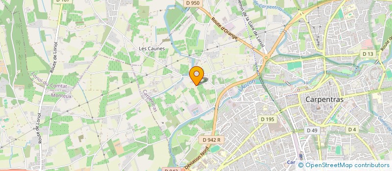 localisation de l'entreprise SCI LES CELESTINS  CARPENTRAS