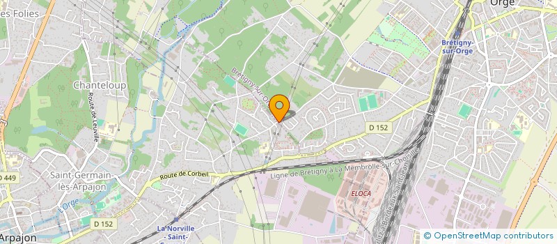 localisation de l'entreprise SCI LES CENDRENNES à BRETIGNY-SUR-ORGE