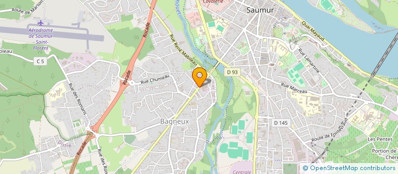 localisation de l'entreprise SCI LES CEPS DU THOUET  SAUMUR