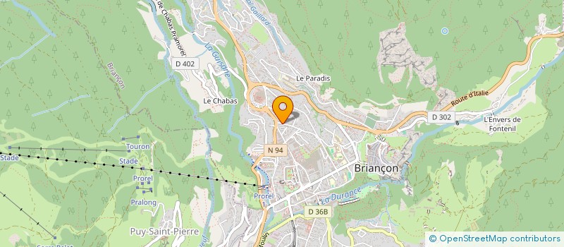 localisation de l'entreprise SCI LES CERCES à BRIANCON