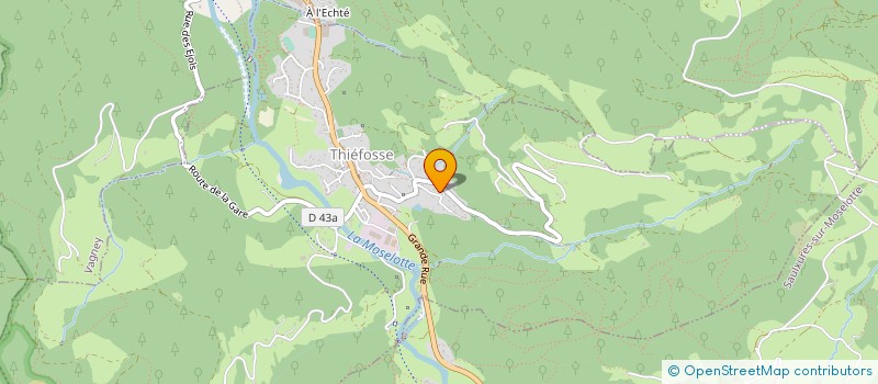 localisation de l'entreprise SCI LES CERISES  THIEFOSSE