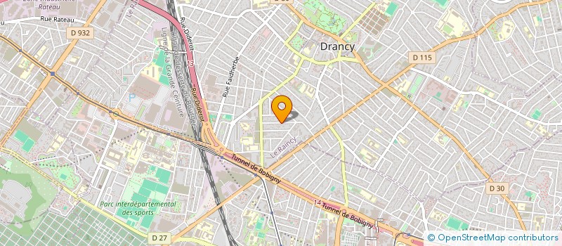 localisation de l'entreprise SCI LES CERISIERS  DRANCY