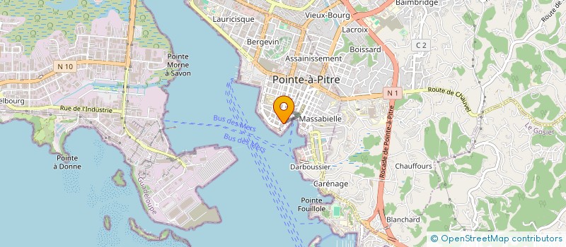 localisation de l'entreprise SCI LES CERISIERS à POINTE-A-PITRE