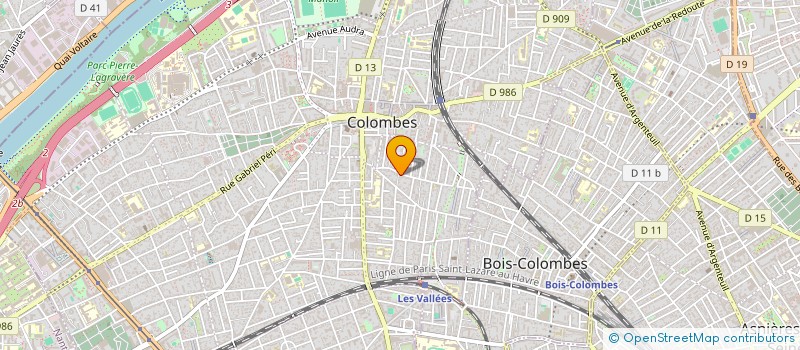 localisation de l'entreprise SCI LES CERISIERS  COLOMBES