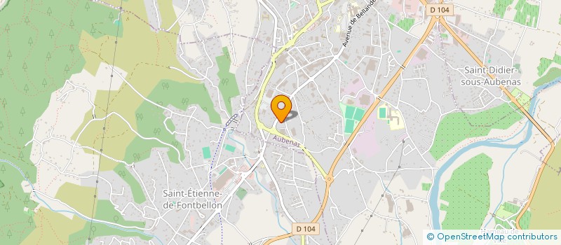 localisation de l'entreprise SCI LES CERISIERS à AUBENAS