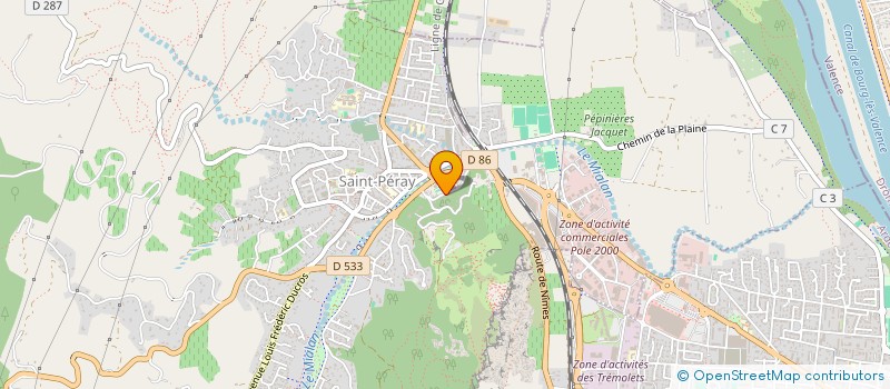 localisation de l'entreprise SCI LES CERISIERS à SAINT-PERAY