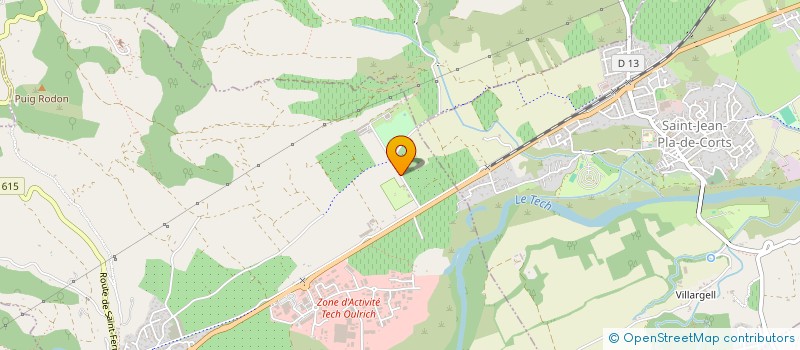 localisation de l'entreprise SCI LES CERISIERS  CERET