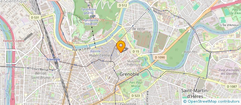 localisation de l'entreprise SCI LES CERISIERS à GRENOBLE