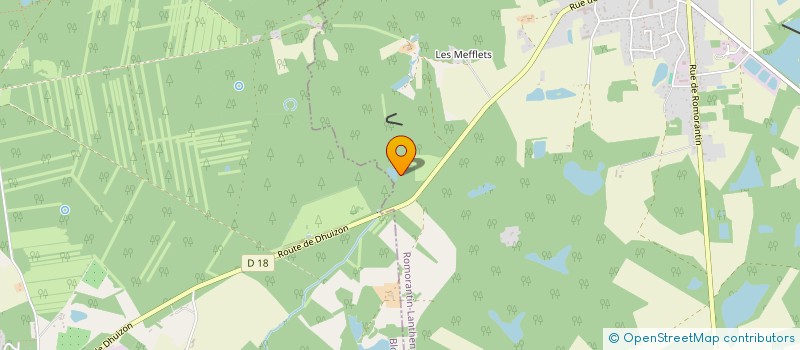 localisation de l'entreprise SCI LES CERISIERS  DHUIZON