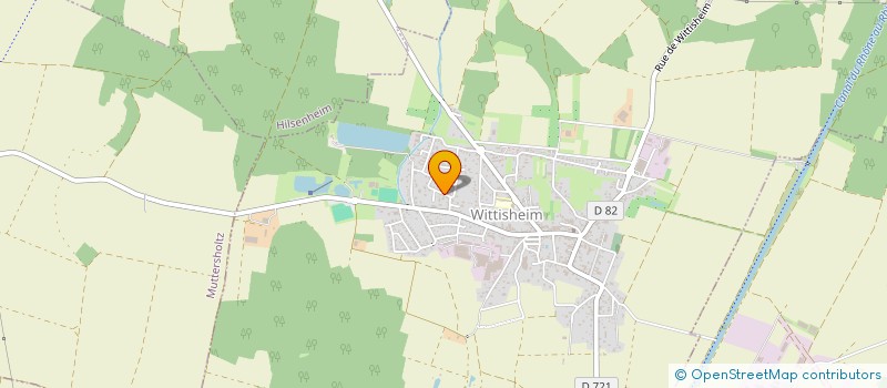 localisation de l'entreprise SCI LES CERISIERS  WITTISHEIM