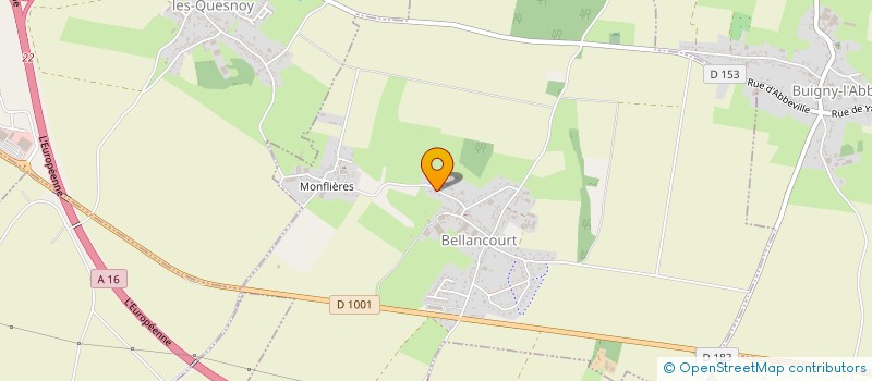 localisation de l'entreprise SCI LES CERISIERS  BELLANCOURT