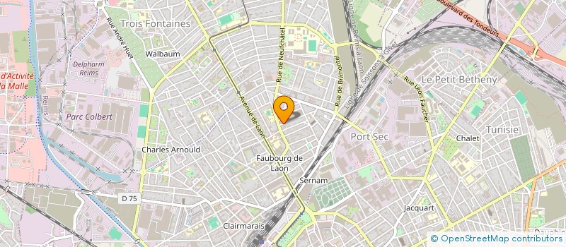 localisation de l'entreprise SCI LES CERISIERS  REIMS