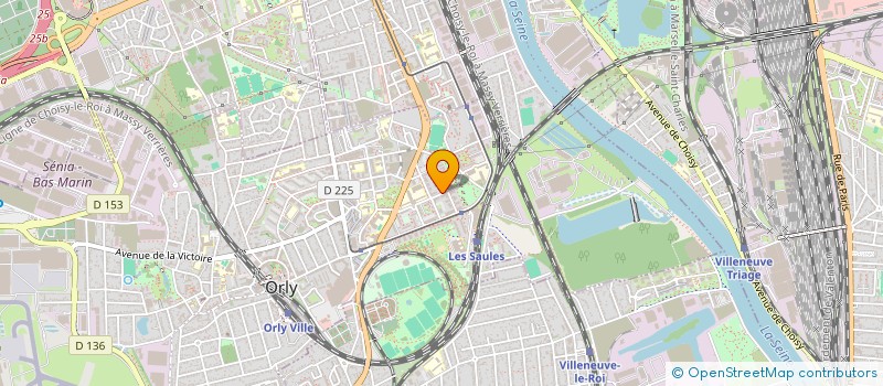 localisation de l'entreprise SCI LES CERISIERS  ORLY