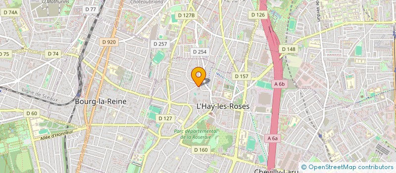 localisation de l'entreprise SCI LES CEVENNES  L'HAY-LES-ROSES