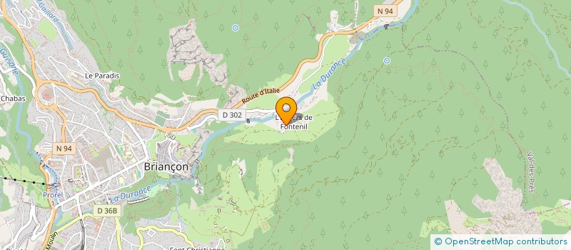 localisation de l'entreprise SCI LES CH'TI A LA MONTAGNE à BRIANCON