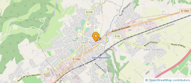 localisation de l'entreprise SCI LES CHABERTS  SAINT-MARCELLIN